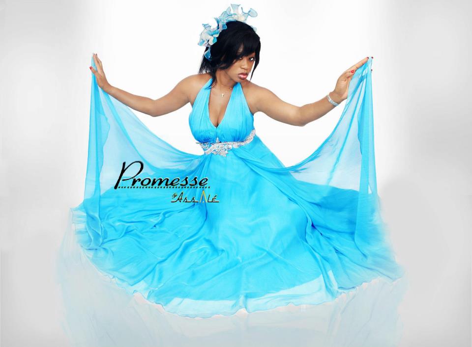 Robe ange bleu-La Promesse